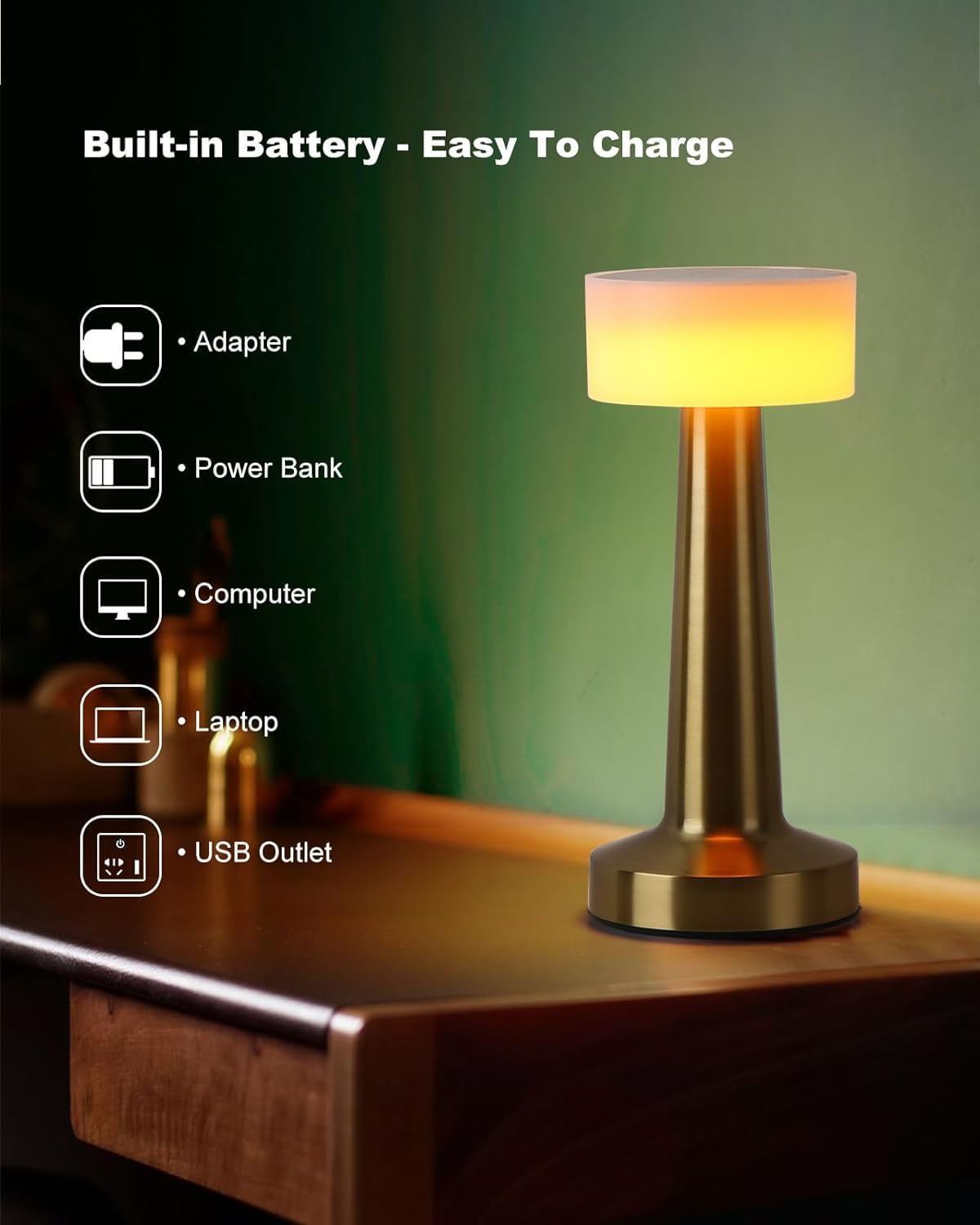 Cordless LED Touch Lamp